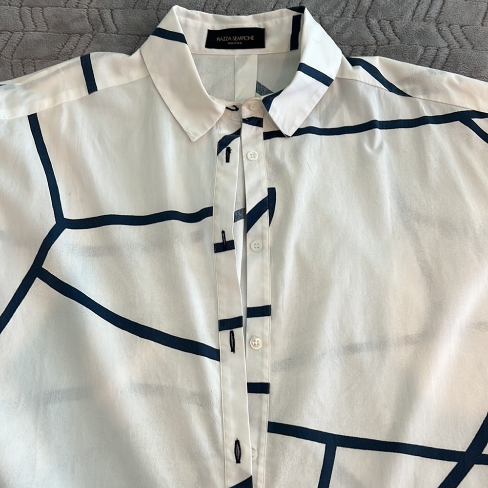 - PIAZZA SEMPIONE COTTON SHIRT - Picture 3 of 9